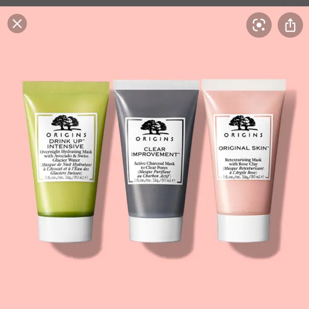 Origins 3 pack Face Mask 2.5 OZ!